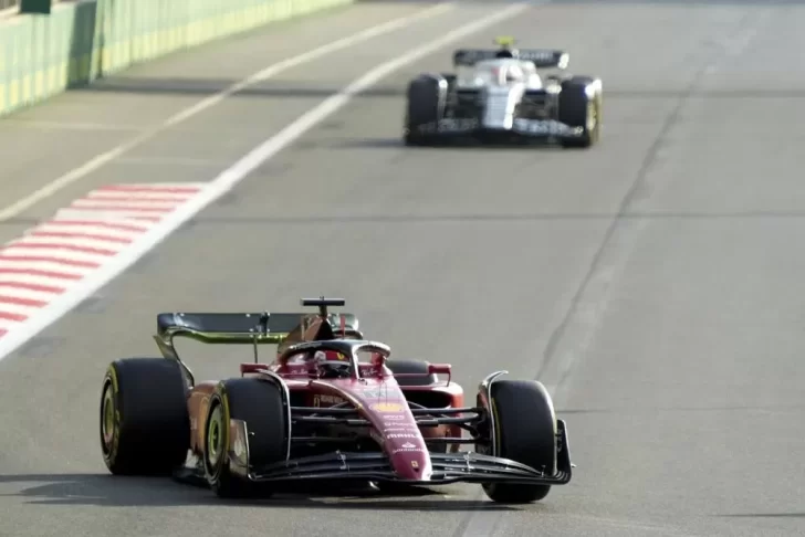Charles Leclerc dominó los segundos ensayos para GP de Azerbaiyán
