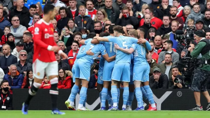 Manchester es azul: el City se quedó con el derbi ante el United de Cristiano