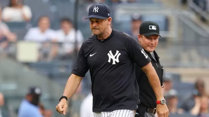 Aaron Boone se sincera tras el "bache" de los Yankees de Nueva York