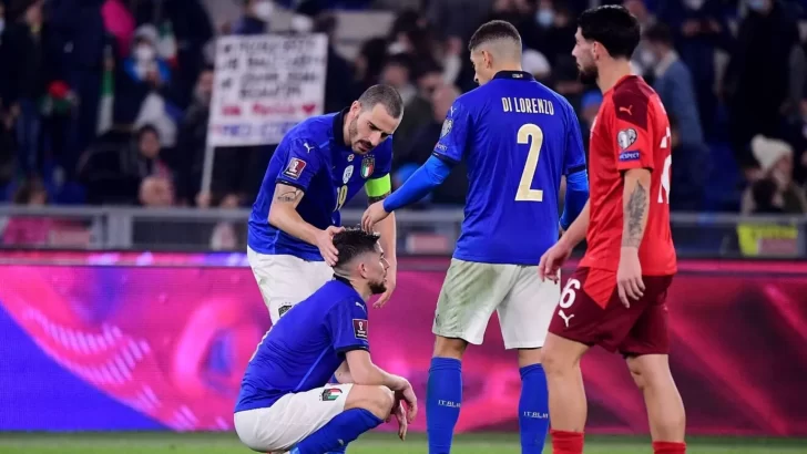Italia se complica sola su pasaje al Mundial, lo define en la última fecha