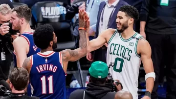 "Gracias Kyrie Irving!": El gran héroe de los Boston Celtics