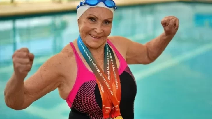 La nadadora Eliana Bush sin límites para ganar medallas