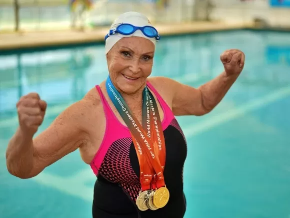 La nadadora Eliana Bush sin límites para ganar medallas