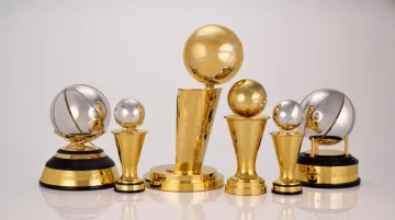 Los nuevos trofeos de la NBA