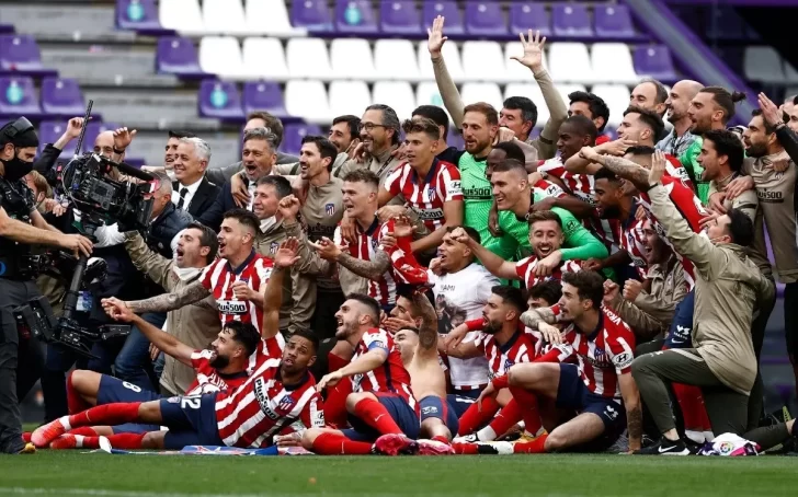El Atlético de Madrid venció al Valladolid y se coronó campeón de LaLiga