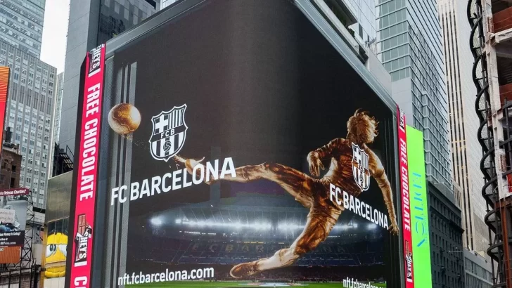 El Barcelona subasta ‘NFT’ con figura de Johan Cruyff