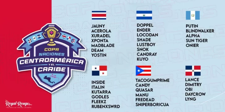 Presentados rosters Copa de Naciones de Centroamérica y Caribe de LoL