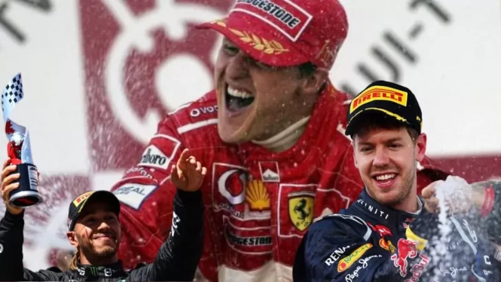 Top 10 de los pilotos con más victorias en la historia de la F1