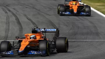¡Equipo McLaren en primero y segundo en el Gran Premio de Italia!