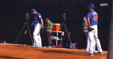 Los Mets montaron su show: Scherzer y deGrom se lucen en el bullpen (VIDEO)