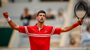 Novak Djokovic, intratable en Roland Garros