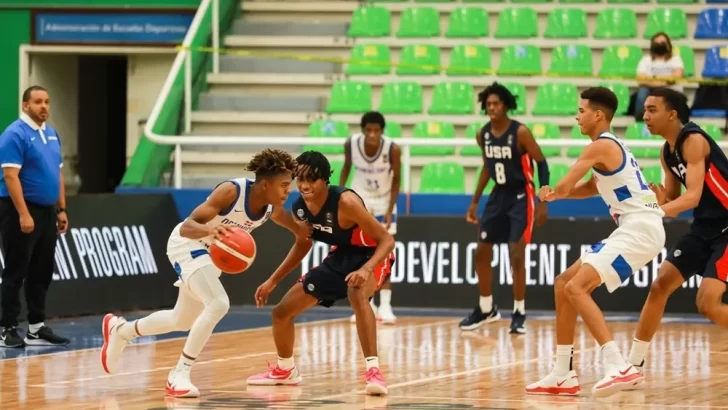 Dominicana no pudo con Estados Unidos en el FIBA Americas U-16