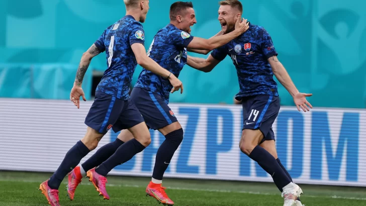 Eslovaquia dio la sorpresa y venció a Polonia