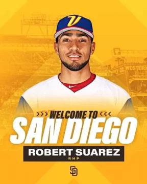 Robert Suárez puede ser vital para los Padres de San Diego en 2022
