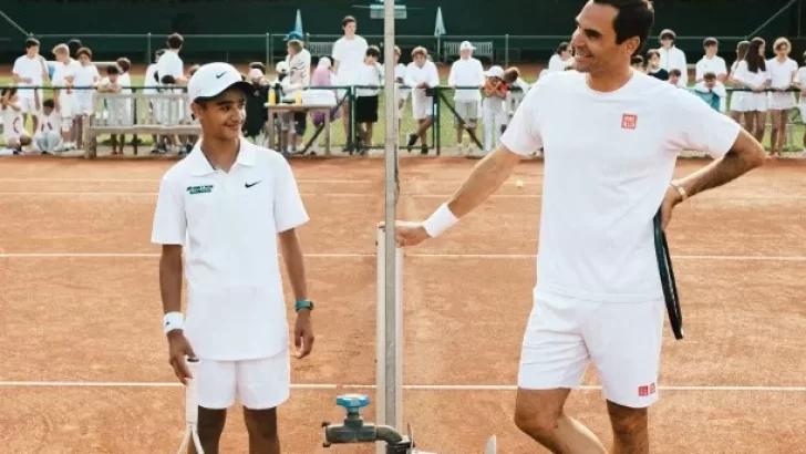 Roger Federer mantuvo y cumplió una promesa hecha a un niño hace cinco años