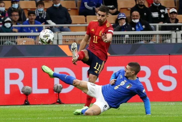 Golpe de España a Italia en la Liga de Naciones
