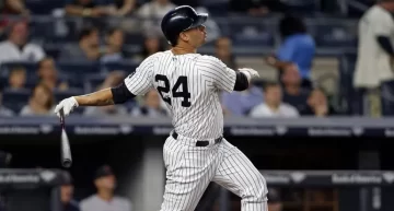 Mira el jonrón de Gary Sánchez para rescatar a los Yankees