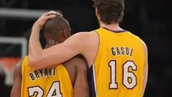 Pau Gasol será inmortal gracias a Kobe Bryant
