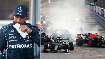 "Humillante": la reacción de Hamilton por su error en Baku