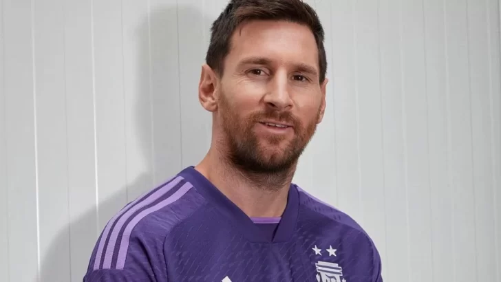 Messi y Argentina ya tienen vestimenta para intentar ganar el Mundial