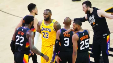 Phoenix Suns destrona a los Lakers de LeBron