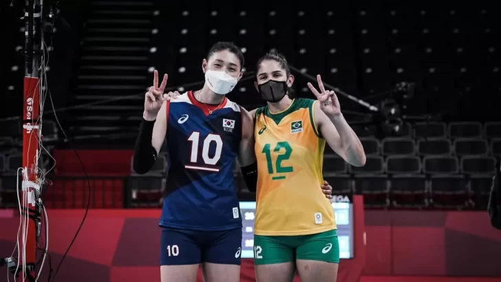 La linda amistad de Natalia y Kim; dos superestrellas del voleibol