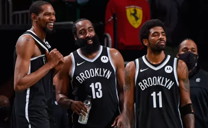 El trío de Brooklyn Nets, rumbo al fracaso más grande de la historia