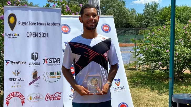 Dominicano Nick Hardt ganó en Serbia su primer torneo M25