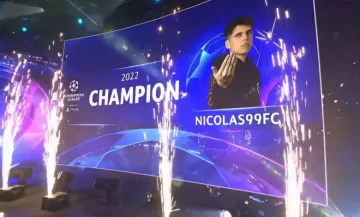 Nicolás Villalba ganó la eChampions League en una final histórica