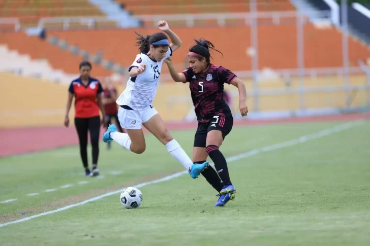 México bailó a la República Dominicana en el Campeonato Femenino U17
