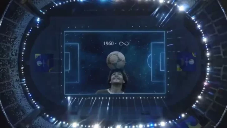 El impactante tributo a Diego Maradona en la Copa América