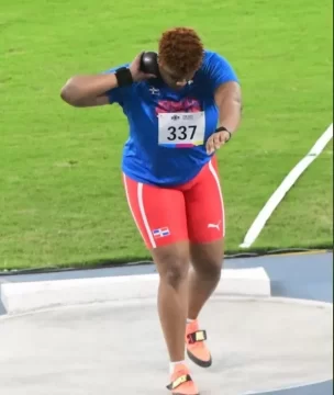 Atletismo de la República Dominicana se baña otra vez de Oro, esta vez fue Rosa Angélica Santana