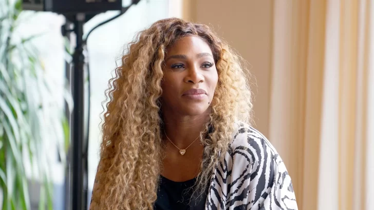 Serena Williams y un movimiento a lo Michael Jordan