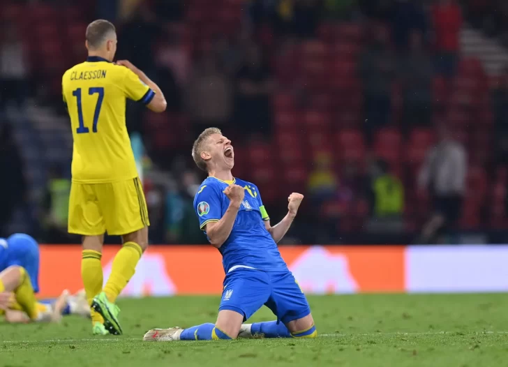 ¡Histórico! Ucrania le ganó a Suecia en el último minuto