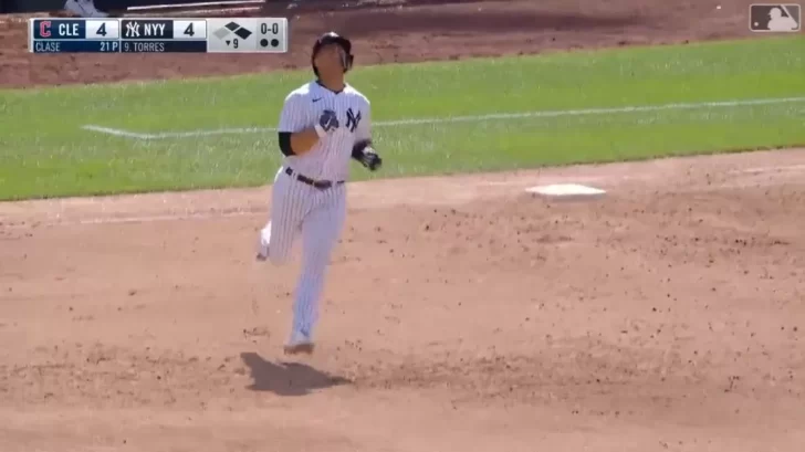 Gleyber Torres le da el triunfo a sus Yankees con tremendo Walk-Off (+Video)