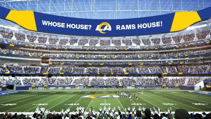 El SoFi es la casa de los Rams, pero fueron desalojados por hoy