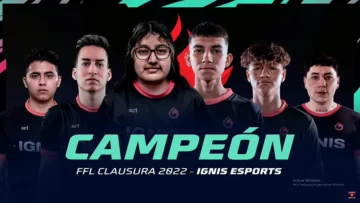 Ignis Esports se corona Campeón de la Free Fire League Clausura 2022