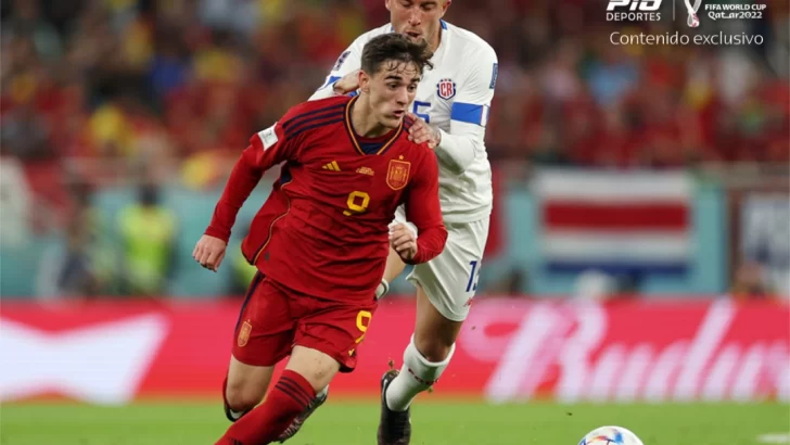 España implanta marca histórica de goles en su debut en Qatar 2022