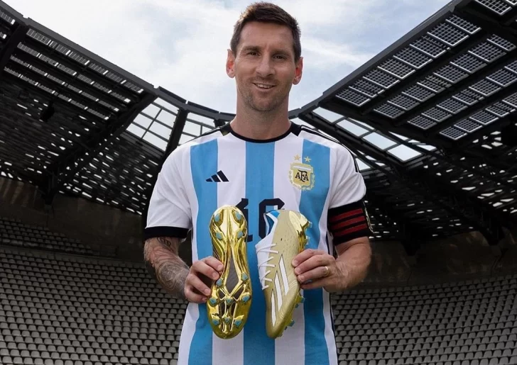 ¡Oro puro! Estos son los botines que usará Lionel Messi en Qatar