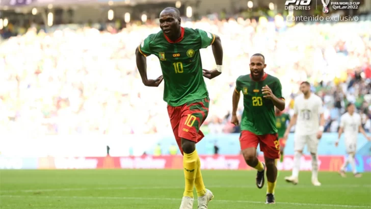 Camerún y Serbia empataron en uno de los mejores partidos del torneo