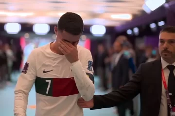 ¡Destruído! Las lágrimas de Cristiano Ronaldo tras quedar eliminado del Mundial