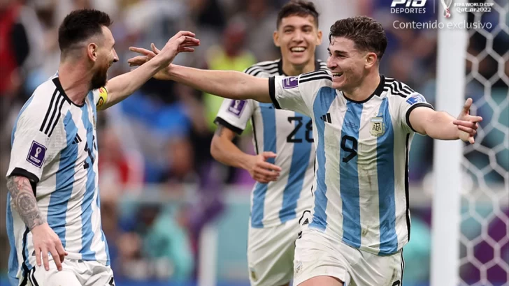Argentina vapuleó a Croacia y alcanzó la gran final de Qatar 2022