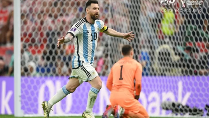 Lionel Messi le pasa por encima a Croacia y bate múltiples récords en un solo tiempo