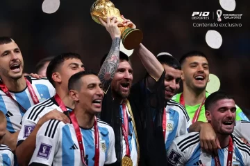 Así quedó Argentina entre los máximos campeones del Mundo