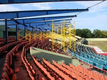 Así marcha la remodelación del Estadio de Béisbol de Puerto Plata