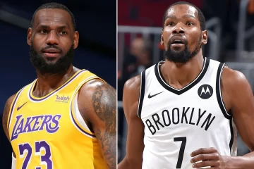 LeBron James y Kevin Durant siguen arriba en las votaciones al “NBA All Star”