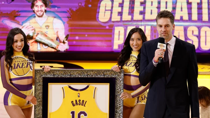 Pau Gasol ingresa al pabellón de los inmortales de Los Ángeles Lakers